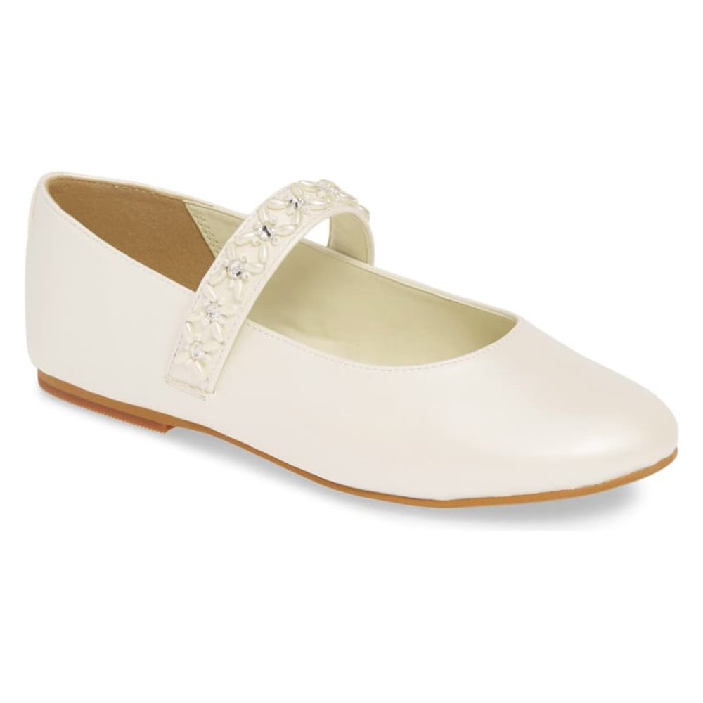 1901 Ivory Naomi Embellished Mary Jane
